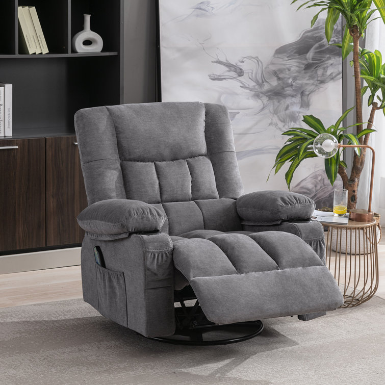 Swivel discount massage recliner